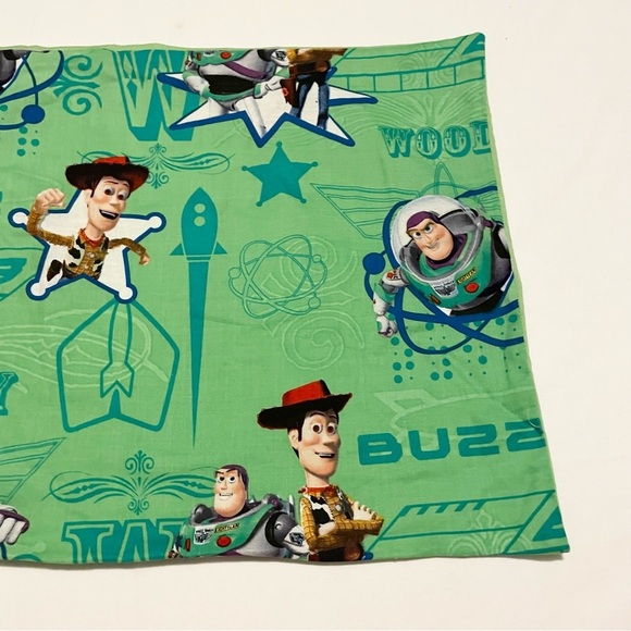 Toy Story Buzz Woody Pillowcases Homemade 21” x 13” Pillow Cases Lot of 2 - Picture 10 of 16